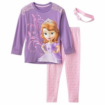 Disney Sofia The First Tunic Top Shirt &amp; Leggings Set Girls size 6 NWT - £13.75 GBP