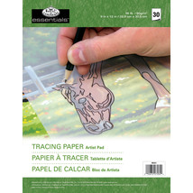 essentials(TM) Tracing Artist Paper Pad 9&quot;X12&quot;-30 Sheets - £10.94 GBP