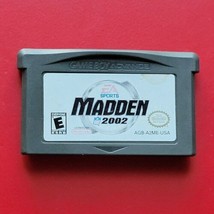 Madden NFL 2002 Game Boy Advance Authentic Nintendo GBA Cleaned Works - £5.99 GBP