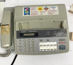 VTG Brother IntelliFAX 620 Fax Phone &amp; Copier Machine TURNS ON  - £24.66 GBP