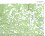 Grand Mesa, Colorado 1955 Vintage USGS Topo Map 7.5 Quadrangle Topographic - £18.97 GBP