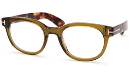 NEW TOM FORD TF5807-B 096 Green Eyeglasses Frame 50-21-145mm B40mm Italy - $171.49