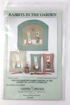 Country Appliques Rabbits in the Garden Pattern CA-49  New FF - $6.00