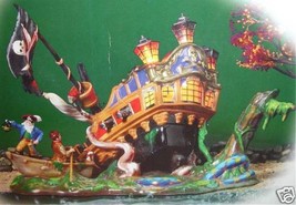 Department 56 Ship of Sea Phantoms Halloween Village Spooky Lights 56.53227 New - £101.21 GBP