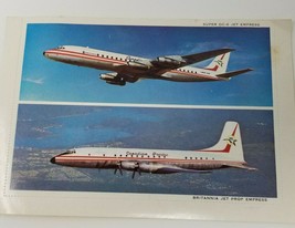 1962 Canadian Pacific Airlines  A World of Empress Service Postcard Vintage  - £11.32 GBP