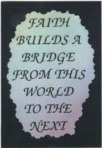 12 Love Note Any Occasion Greeting Cards 1053C Inspirational Saying Faith Bridge - $18.00