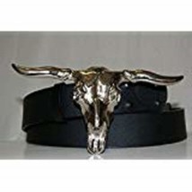 K&#39;s Novelties Hookem Horns Texas Longhorn Belt Buckle - £10.19 GBP