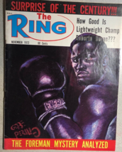 THE RING  vintage boxing magazine November 1972 George Foreman cover - $14.84