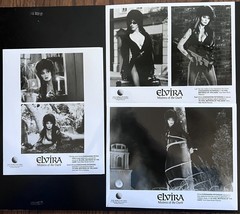 *ELVIRA: MISTRESS OF THE DARK (1988) Lot of 3 Photos with Cassandra Pete... - £27.97 GBP