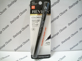 Revlon Colorstay Dramatic Wear Liquid Eye Pen #003 Blackest Black - £6.32 GBP