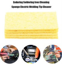 20 pcs Soldering Iron Tip Cleaners (20) Yellow Cleaning Sponges NEW USA Stock - £9.22 GBP