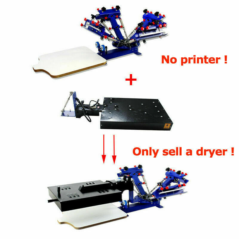 110V 1600W 16&quot;x16&quot; General Screen Printing Press Flash Dryer DIY Supply - $199.00