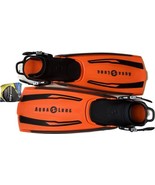 Aqua Lung Stratos ADJ Open Heel Diving Fins FA169116 Orange Small - $179.85