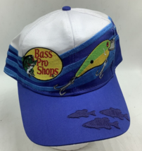 Bass Pro Shops Rare Embroidered All Over Big Logo Fishing Cap Hat Outdoo... - $140.04