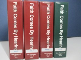 Faith Comes By Hearing 48 Audio Tapes The Bible OLD &amp; NEW Testament Vol. 1 2 3 4 - $39.59