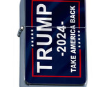President Donald Trump 2024 L1 Windproof Refillable Flip Top Oil Lighter - £11.80 GBP