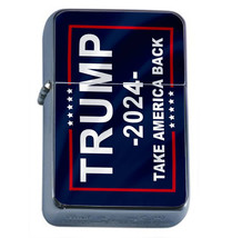 President Donald Trump 2024 L1 Windproof Refillable Flip Top Oil Lighter - £11.90 GBP