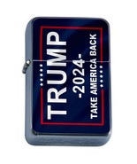 President Donald Trump 2024 L1 Windproof Refillable Flip Top Oil Lighter - £11.86 GBP