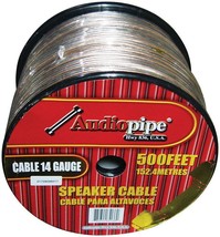 Audiopipe Speaker Wire 14-Gauge 500 Foot Spool - Clear Insulation - $157.24 CAD