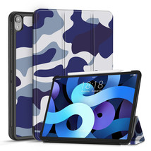 Case for iPad Air 5th / 4th Generation 2022 / 2020 Cover Camouflage Blue - £25.49 GBP