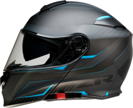 ZR1 Adult Solaris Modular Scythe Helmet Street Black/Blue Large - £127.38 GBP