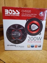 Boss Chaos Exxtreme CH5520 2-Way 5.25 In Car Speaker-Sold In Pairs - £35.60 GBP