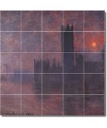 Claude Monet City Painting Ceramic Tile Mural BTZ06136 - $341.92 CAD+