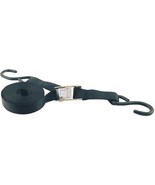  Erickson 1&quot; x 15&#39; Cam Buckle Strap Tie Down 750 lb Black 01200  Kit - $66.68