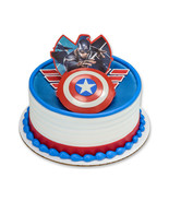 3D Cake Topper ~ Captain America &quot;The Winter Soldier&quot; w/Shield &amp; Color G... - $13.22 CAD