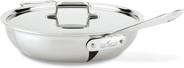 All-Clad D5 5-Ply Brushed Stainless Steel 4-qt  Weeknight Pan with Lid - £109.53 GBP