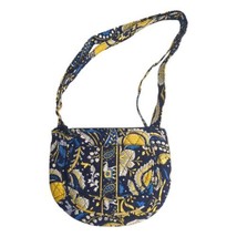 Retired 2012 Vera Bradley, Ellie Blue, Crossbody Hipster Bag. Zippers/Pockets. - $14.31