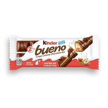 48 X Kinder Bueno Milk Chocolate &amp; Hazelnut Cream Candy Chocolate Bars 4... - $86.11