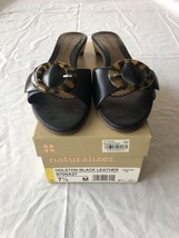 Naturalizer Holston Black Leather Sandal Size 7.5 - £23.98 GBP