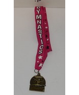 Gymnastic Award Medal Memorabilia Pink white black Stars - €12,79 EUR