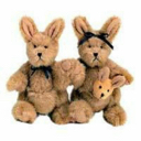 Boyds Bears "Joey and Alice Outback" 3.5" Plush Kangaroos #568007-Noah Ark-2002 - $23.99