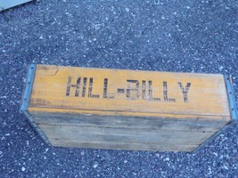 HILL BILLY BEER WOODEN CARRIER CRATE/ RICHLAND CENTER,WI - £38.95 GBP