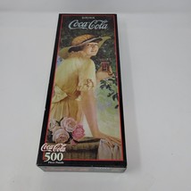 Coca-Cola Puzzle Summer Refreshment Art Roses 500 Piece Jigsaw 1999 Made in USA - £13.20 GBP