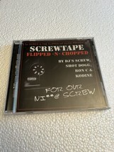 DJ Screw Screwtape Flipped N Chopped CD Near Mint Condition - $49.49