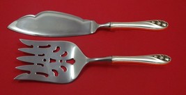 Lily of the Valley by Gorham Sterling Silver Fish Serving Set 2 Piece Custom - $132.76