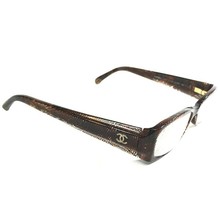 Chanel Eyeglasses Frames 3173 c.1123 Clear Brown Rectangular Full Rim 51... - $186.79