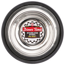 Spot Diner Time Stainless Steel No Tip Pet Dish 24 oz - 1 count - £25.88 GBP