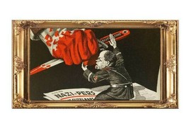 WW2 German vintage anti-Nazi &quot;De Leider van het..&quot; Dutch print&quot; Leo Jordaan 1945 - £39.11 GBP