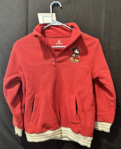 Disney Parks Pullover Jacket Sweatshirt size youth medium Mickey Mouse pockets - $48.48