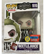 Funko Pop! Movies Beetlejuice #1010 Exclusive 2020 Fall NYCC Glow In the... - £46.92 GBP