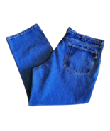 Redhead Jeans Straight Leg Blue Cotton Denim Size 44x32 Fits 44x30 Bass Pro - $300.63 MXN
