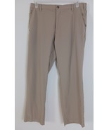 Adidas Khaki Beige Chino Golf Performance Pants Men&#39;s Sz 36 x 30 - $296.28 MXN