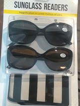 Icon Women&#39;s Reading Sunglasses Bifocals 2 Pack+Cases - NEW OpenBox - £16.07 GBP
