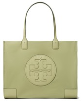 Tory Burch Nylon Ella Logo TOTE ~NWT~ Olive Sprig - $225.72