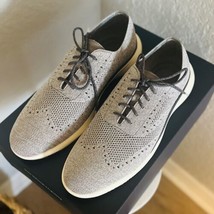 COLE HAAN Grand Troy Knit Oxford Shoe, Men’s Dress Sneaker, Size 10.5, Gray, NWT - £73.20 GBP
