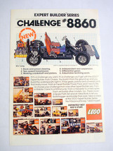 1981 Color Ad Lego Auto Chassis Challenge #8860 Expert Builder Series - £5.97 GBP